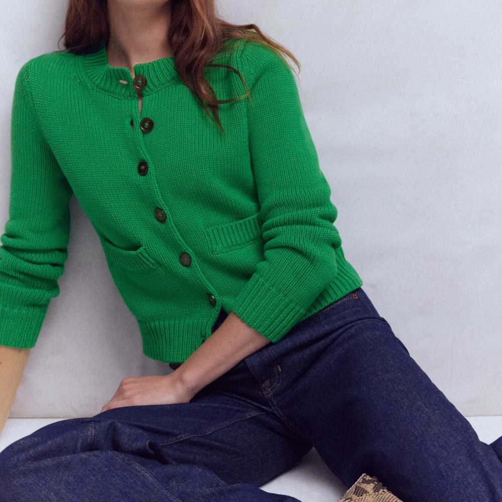 Boden Lucy Chunky Cotton Cardigan